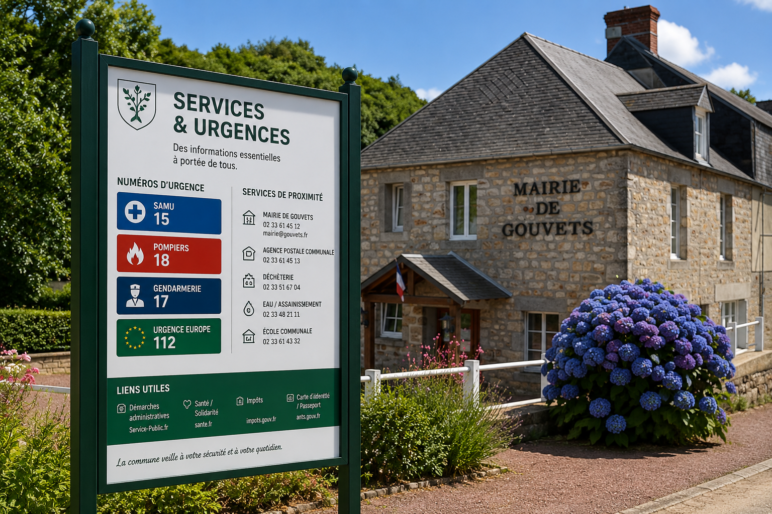Services et urgences – Gouvets